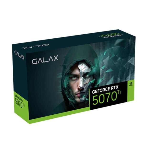 Yüksek performanslı NVIDIA GeForce RTX 5070 Ti ekran kartı kutusu, modern oyun ve grafik işlemleri için üstün teknolojiyi temsil ediyor. egevia.live'den satın alınabilir.