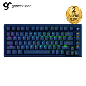 Gameraider K1 He Dark Blue Keychron Ultra Fast Lime Manyetik Switch 8k Hz Turkce Kablolu Gaming Klavye 2 Yil Birebir Degisim Garantili Y1
