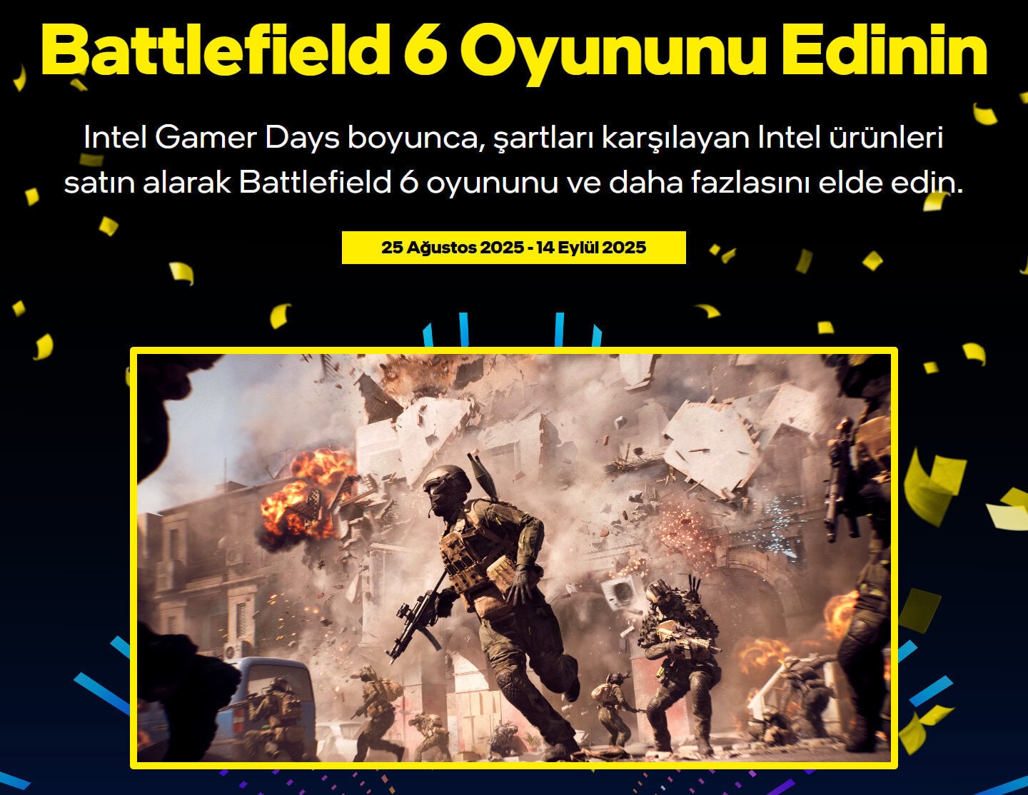 Intel Gamer Days Battlefield 6 Landing Page 2