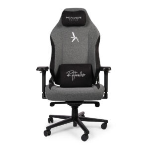 Kadın ve Erkekler için Gaming Ofis Koltuğu, Konforlu ve Ergonomik, Uzun Süreli Oyun ve Çalışma İçin Uygun, Siyah ve Gri Renkli, Yüksek Kalite Malzeme, Ayarlanabilir Kolçak ve Başlık.