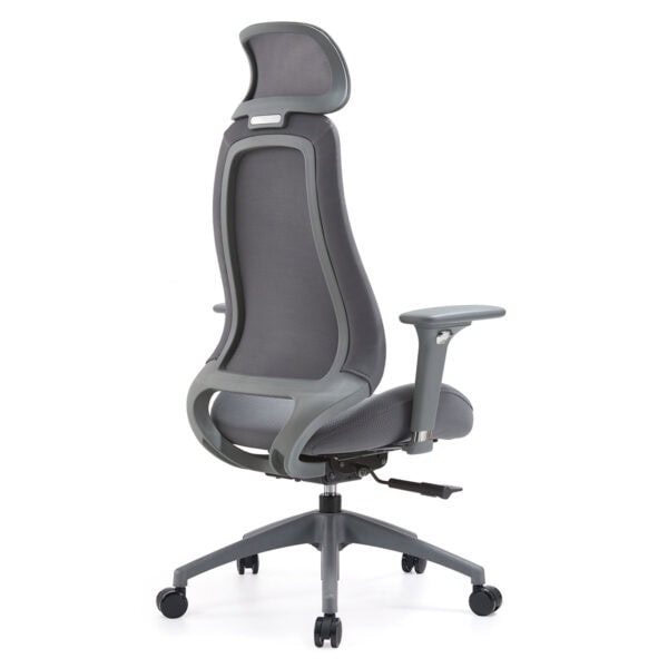 Yüksek ergonomili ofis çalışma koltuğu, ayarlanabilir sırt desteği ve rahat oturma alanı ile uzun süreli bilgisayar kullanımı için ideal. Modern tasarımıyla ofis dekorasyonuna uyum sağlar.