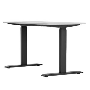 Gamer çalışma masası, modern ve ergonomik tasarım, geniş yüzey, ayarlanabilir yükseklik, ofis ve oyun alanları için ideal, dayanıklı malzeme, minimalist stil, siyah renkli.