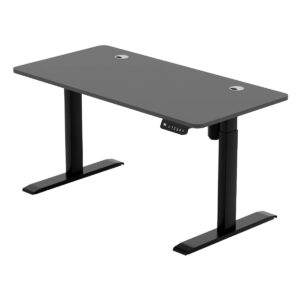 Ofis bilgisayar ve çalışma masası, ayarlanabilir yükseklik ve modern tasarım özellikleriyle ergonomik çalışma ortamı sağlar.
