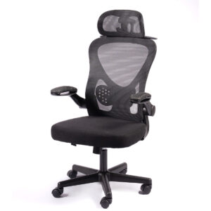 Yüksek konforlu ofis ve gaming ergonomik ofis sandalyesi, ayarlanabilir sırt ve başlık desteği, nefes alabilir mesh kumaş, dayanıklı ve şık tasarım.