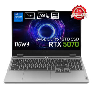 Lenovo Loq 15irx10 Intel Core I7 13650hx 24gb Ddr5 2tb Ssd Rtx 5070 8gb 115w 15.6 Inç Full Hd 144hz Ips Freedos Gaming Laptop (83je00ewtrv1) 1