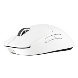 Yüksek çözünürlüklü, kablosuz bağlantılı beyaz gaming fare, ergonomik tasarım ve hassasiyet ile profesyonel ve eğlence amaçlı bilgisayar oyunları için ideal.