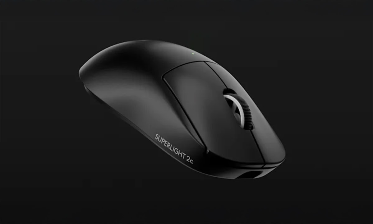 Yüksek çözünürlüklü SAG YAN KESİK PROFİL ile tasarlanmış siyah gaming fare, ergonomik Kaydırıcı ve hassas tıklama özellikleriyle öne çıkan Superlight 2C modelidir.