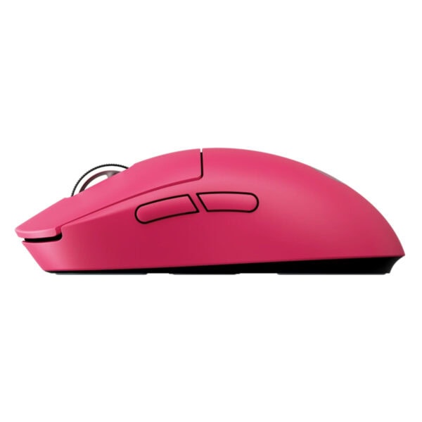 Yüksek hassasiyetli gaming fare, pembe renkli, ergonomik tasarım ve çoklu tuşlar ile profesyonel oyuncular için ideal. Çevik ve konforlu oyun deneyimi sağlar.