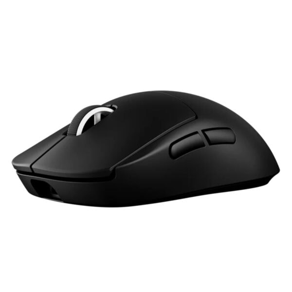 Yüksek çözünürlüklü siyah oyun faresi, ergonomik tasarım, rahat kullanımlı, kablosuz veya kablolu seçenekler ile gaming, ofis ve bilgisayar klavye aksesuarları için uygun.