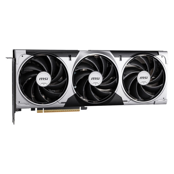 Üç adet MSI ekran kartı soğutucu fanı, yüksek performanslı gaming ve grafik işlemleri için tasarlanmış, modern bilgisayar donanımı.