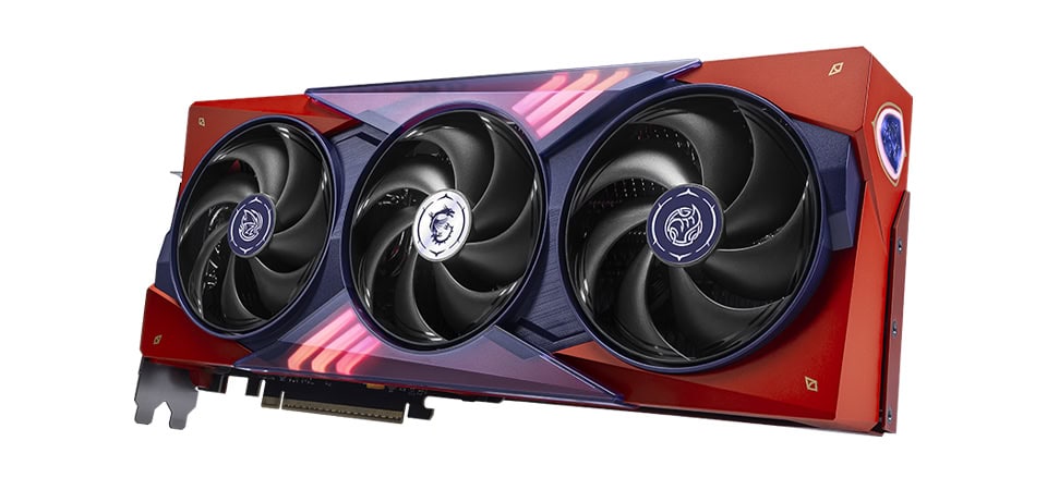 Yüksek performanslı gaming ekran kartı, RGB aydınlatmalı üç fanlı soğutma sistemi ve gelişmiş grafik teknolojileri ile oyun deneyimini artırır. Karanlık ve parlak renklerle tasarlanmış modern tasarım.