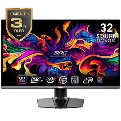 MSI MPG 321URX QD-OLED Gaming Monitör H1