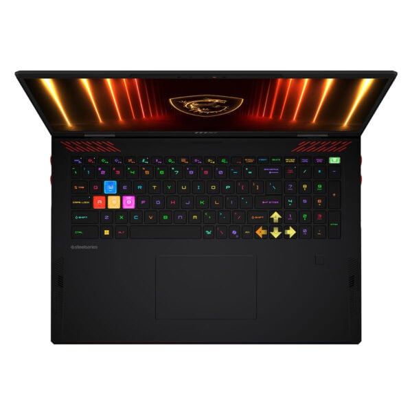 Gelişmiş oyun dizüstü bilgisayarı, RGB aydınlatmalı klavye ve yüksek performanslı ekran ile profesyonel oyuncular için tasarlanmış, güçlü gaming laptopu.
