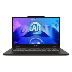 Yapay zeka ve yapay zeka teknolojisiyle çalışan MSI dizüstü bilgisayar, modern tasarımı ve yüksek performans özellikleriyle oyun ve çalışma için ideal.