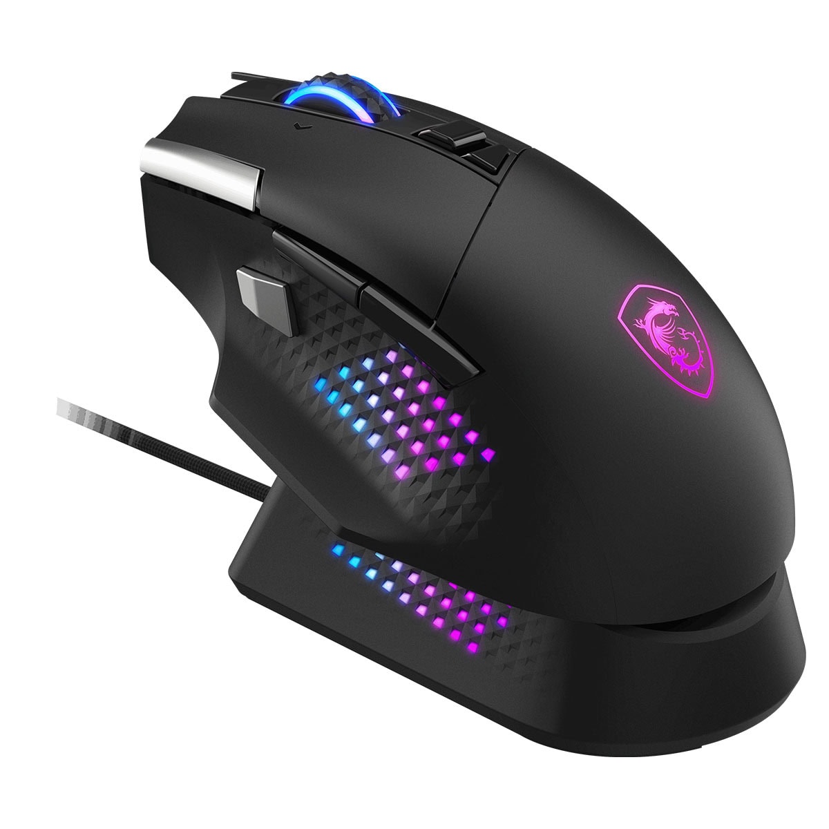 Yüksek performanslı gaming mouse, RGB aydınlatmalı, ergonomik tasarım, hızlı tıklama ve hassasiyet özellikleri ile oyuncu ekipmanı, oyun ve e-spor için ideal seçim.