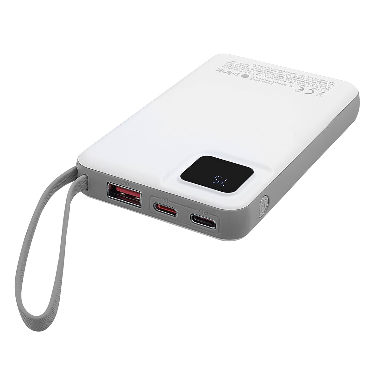 Hızlı şarj için powerbank, taşınabilir şarj cihazı, USB çıkışlı, port ve hızlı şarj özelliği ile seyahat ve günlük kullanım için ideal.