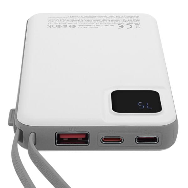 Teknik USB-C Power Delivery taşınabilir şarj cihazı, hızlı şarj özelliği ve LED ekran ile seyahat ve oyun için ideal. Çoklu portlarla cihazlarınızı güvenle şarj edin.