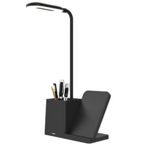 Ofis masaüstü organizatörü, kalemlik, USB ve telefon tutucu, modern ve şık tasarım, ofis ve çalışma alanları için ideal, düzenli ve geniş depolama alanı sunar.