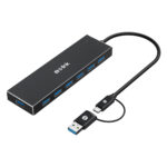 Yüksek kaliteli S-Link USB 3.0 çok portlu veri aktarım ve şarj adaptörü, bilgisayarlar ve oyun konsolları için uygun, hızlı ve güvenilir bağlantı sağlar.