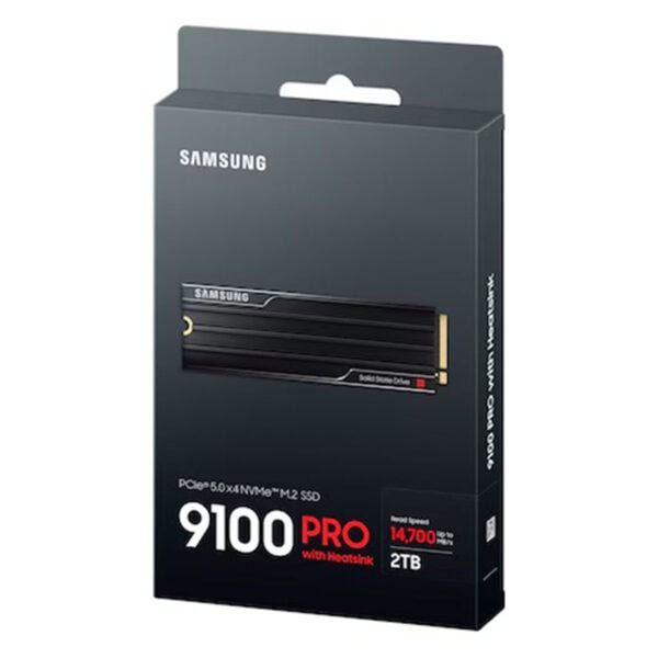 Samsung 970 PRO SSD kutu, yüksek hızlı NVMe M.2 2TB depolama cihazı, oyun ve profesyonel kullanım için ideal, dayanıklı ve güvenilir görünüyor.