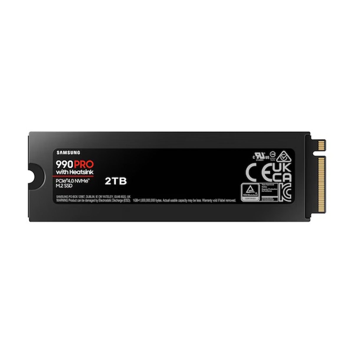 Yüksek kapasiteli 2TB Samsung 990 PRO NVMe SSD, performans ve güvenilirlik sağlar, oyun ve profesionel kullanımlar için ideal, heatsinkli hızlı depolama cihazı.