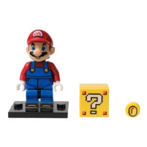 Dünyaca ünlü Mario karakterinin Lego tarzında yapılmış figürü, oyuncak ve koleksiyon ürünleri arasında popüler, çocuklar ve gaming hayranları için ideal, yüksek kaliteli ve detaylı tasarım, çeşitli oyun koleksiyonlarıyla uyumlu.