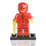 Renkli Flash Lego Süper Kahraman Figürü, Kızıl Hızlı Yıldırım Lego Karakteri, Çocuklar ve Koleksiyoncular İçin Oyun ve Dekorasyon Amaçlı.