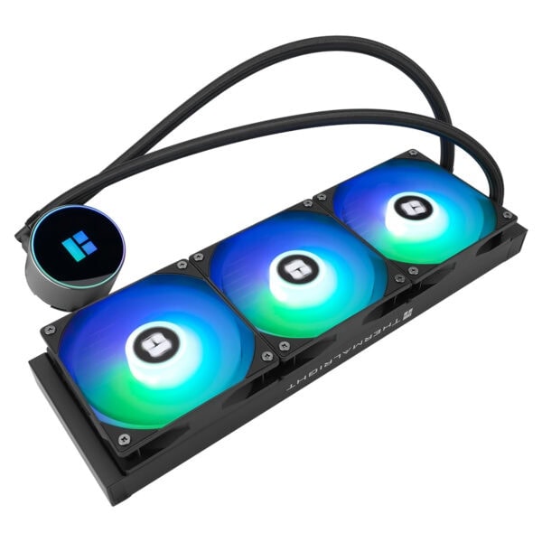 Soğutucu sıvı soğutmalı bilgisayar CPU ve GPU için RGB aydınlatmalı sıvı soğutucu rekor performans ve estetikle donatılmış yüksek kaliteli sıvı soğutma sistemi.
