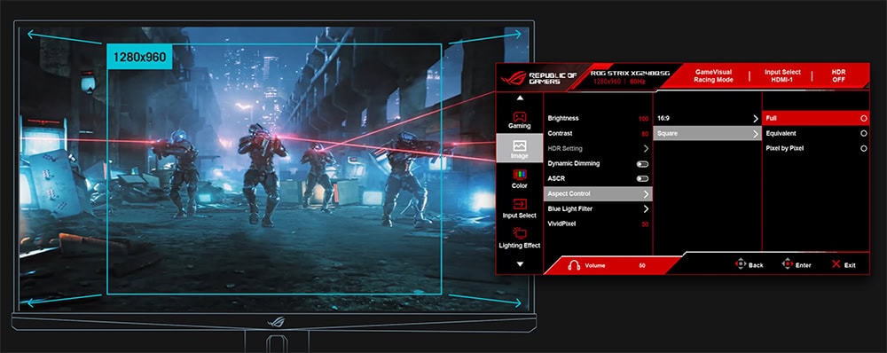 ROG Strix XG248QSG Ace ASUS ROG Strix ACE XG248QSG Gaming Monitör H12