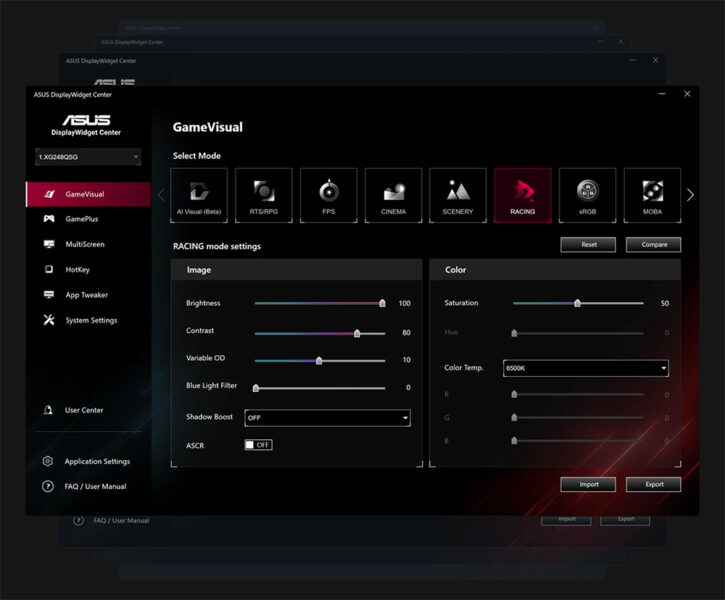 ROG Strix XG248QSG Ace ASUS ROG Strix ACE XG248QSG Gaming Monitör H13