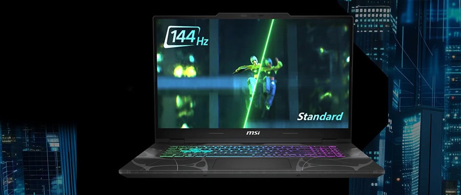 144 Hz yüksek yenileme hızına sahip gaming dizüstü bilgisayar, RGB klavye ve yüksek grafik performansı ile üstün oyun deneyimi sağlar. MSI marka, güçlü ve profesyonel oyun bilgisayarı.