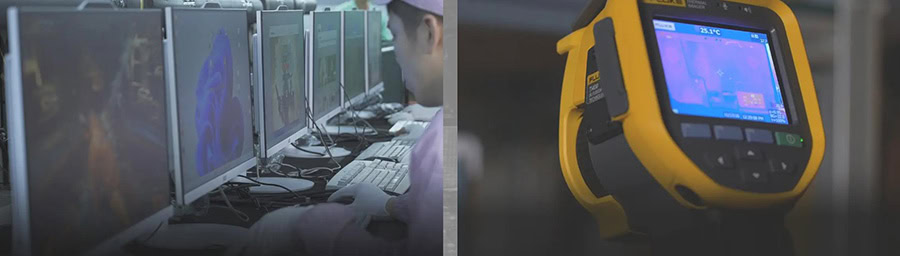 Bilgisayar oyunları ve e-spor oyuncuları için soğutucu termal kamera kullanımı, yüksek performanslı oyun deneyimi ve temperature monitoring için ideal.