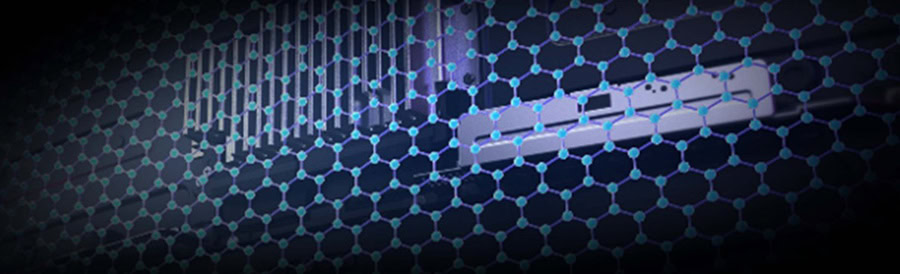 Karekterize edilen dijital blockchain altyapısı, gelişmiş kripto para ve oyun teknolojileri ile bağlantılı yüksek teknolojili grafikler.