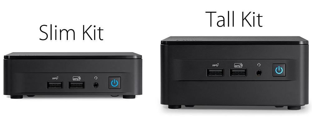 NUC 13 Pro Kit Yüksek performanslı Slim ve Tall Kit oyun bilgisayarı kasaları, üstün soğutma ve modern tasarım ile oyun tutkunlarına özel tasarım.