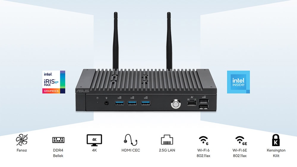 Mini PC PL64-D1 ASUS PL64-D1-S7021MN Mini Bilgisayar H2