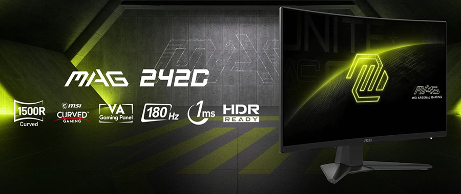 MSI MAG 242C Gaming Monitör H2