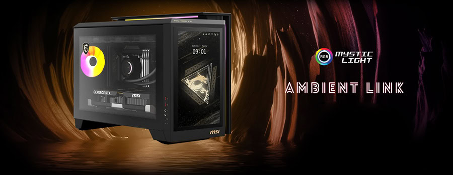 Geçmiş ve yeni teknolojiyi bir araya getiren oyun bilgisayarı, RGB Mystic Light aydınlatma ve ambient link özellikleriyle yüksek performans ve görsel efektler sağlar.