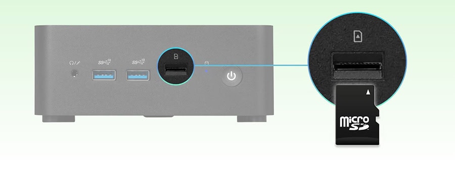 Yüksek performanslı ASUS mini bilgisayar, çoklu USB ve ses giriş çıkış portlarıyla oyun ve ofis kullanımı için ideal, dayanıklı tasarımı ve üstün hız özellikleriyle öne çıkıyor.