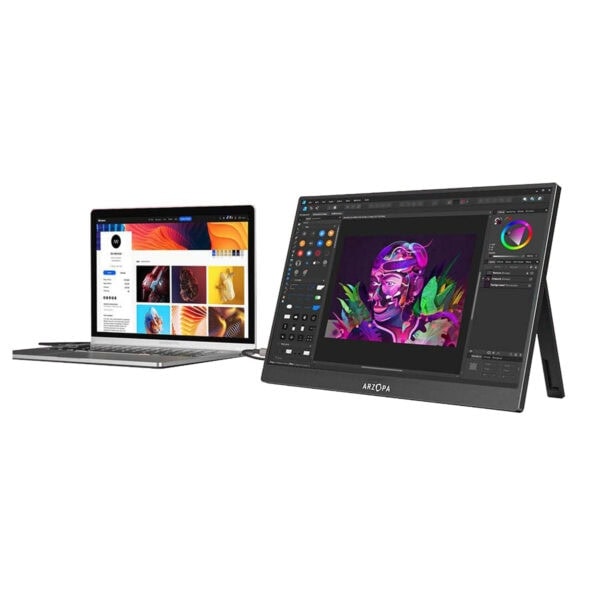 Yüksek çözünürlüklü grafik tasarım ve dijital sanat için gelişmiş çizim tableti ve dizüstü bilgisayar, profesyonel yaratıcılar ve grafik tasarımcılar için ideal.