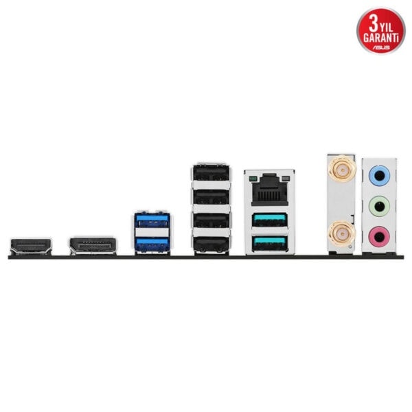 Çoklu USB, HDMI, Ethernet ve ses bağlantı noktaları içeren bilgisayar anakart portları. Gaming ve yüksek performanslı bilgisayarlar için uygun çeşitli giriş ve çıkış seçenekleri.