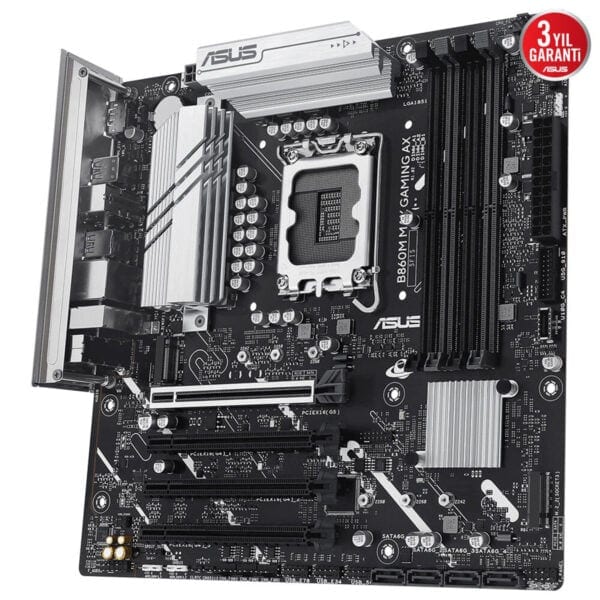 Güçlü ASUS anakart, yüksek performans ve oyun sistemleri için tasarlandı, modern tasarımıyla bilgisayar bileşeni seçiminde öne çıkar.