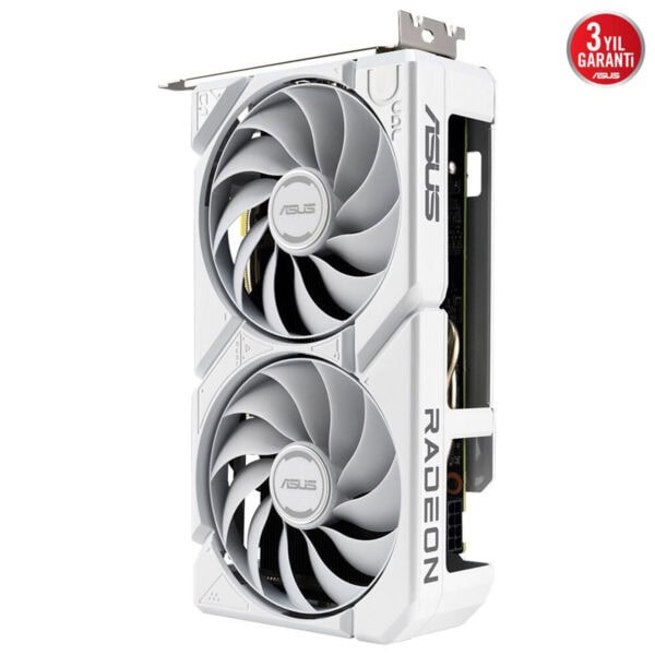 Yüksek performanslı Asus Radeon ekran kartı, serin ve sessiz çalışma sağlayan çift fanlı tasarımla oyun ve grafik işlemleri için ideal. Gaming performansı ve dayanıklılığı ön planda tutuldu.