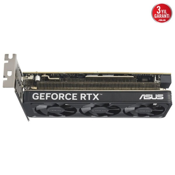 Yüksek performanslı ASUS Geforce RTX ekran kartı, soğutma fanları ve gelişmiş grafik işleme özellikleri ile oyun ve tasarımda üstün performans sağlar.