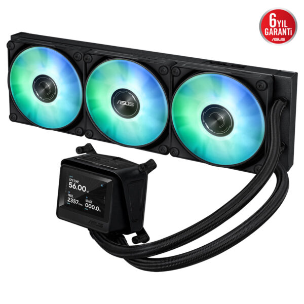 Asus Max Gaming Lc 360 Argb Lcd 360mm Intel Amd Uyumlu İşlemci Sıvı Soğutucu 4