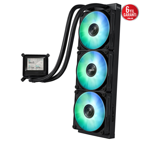 Asus Max Gaming Lc 360 Argb Lcd 360mm Intel Amd Uyumlu İşlemci Sıvı Soğutucu 5