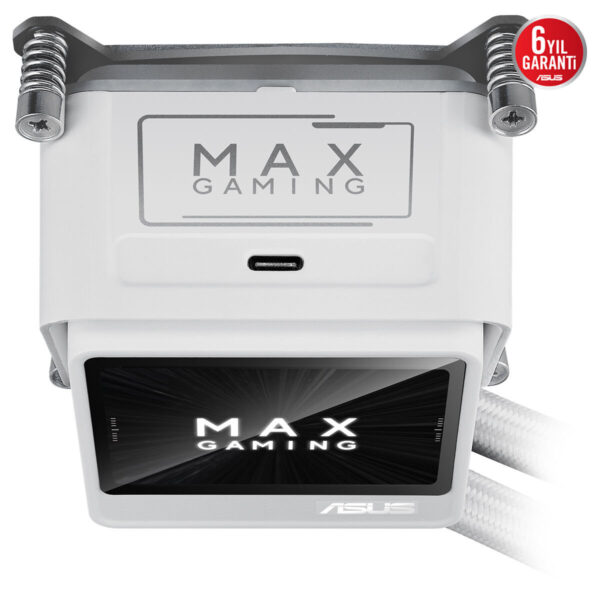 Asus Max Gaming Lc 360 Argb Lcd White Edition 360mm Intel Amd Uyumlu İşlemci Sıvı Soğutucu 10