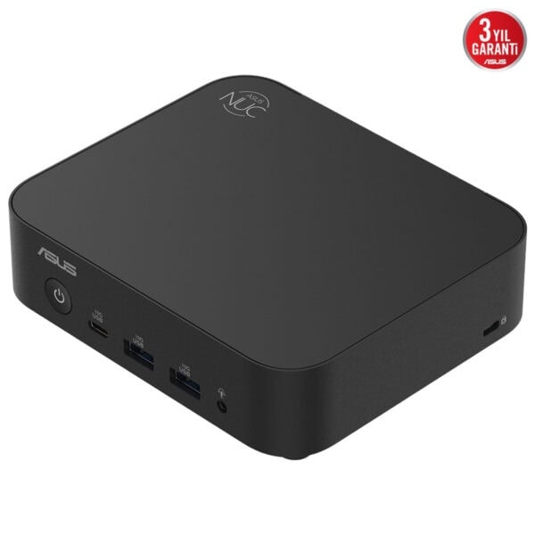 Yüksek çözünürlüklü ASUS NUC mini PC, taşınabilir ve güçlü işlemci ile oyun ve multimedia deneyimini artırır. Kompakt tasarımıyla ofis veya ev kullanımı için ideal, çoklu USB portları ve şık görünümüyle dikkat çeker.