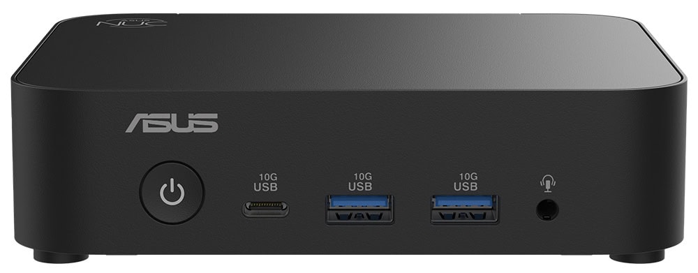 ASUS NUC 14 Essential Yüksek hızlı USB ve bağlantı portlarına sahip ASUS mini bilgisayar, sessiz ve kompakt tasarımıyla oyun ve ofis kullanımı için ideal, yüksek performanslı küçük bilgisayar cihazı.