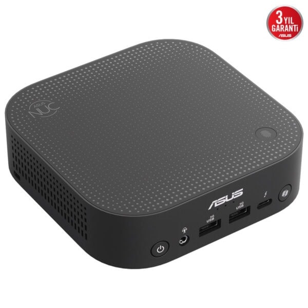 Yüksek performanslı ASUS NUC mini bilgisayar, kompakt tasarımı ve gelişmiş bağlantı özellikleriyle oyun ve dijital içerik üretimi için ideal.