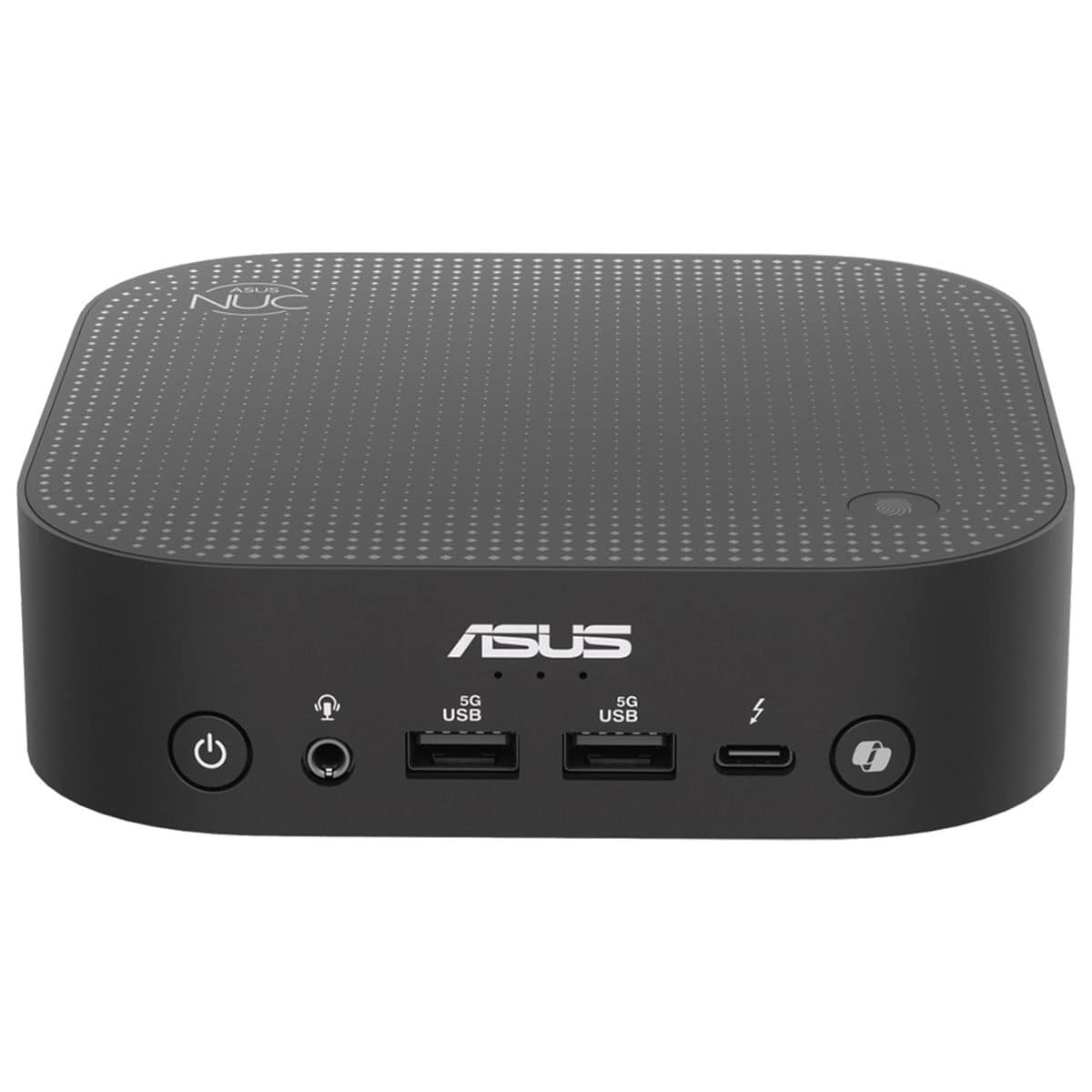 Yüksek çözünürlüklü ASUS NUC mini bilgisayar, yeni nesil performans ve kompakt tasarım. Çoklu USB portları ve modern özellikleriyle oyun ve verimli kullanım için uygun.